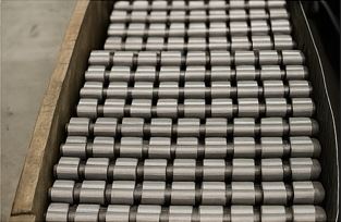 Piezas tratadas en cadena